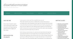 Desktop Screenshot of dissertationmonster.com